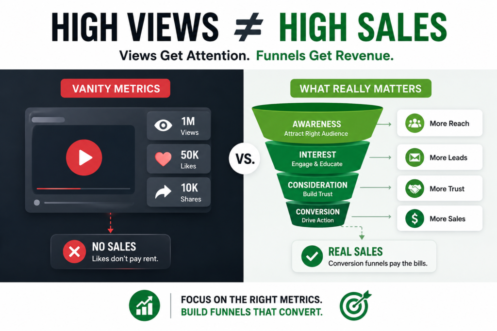High Views Mean Nothing For Sales