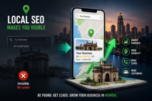 Local SEO helping Mumbai businesses rank higher on Google Search and Google Maps.